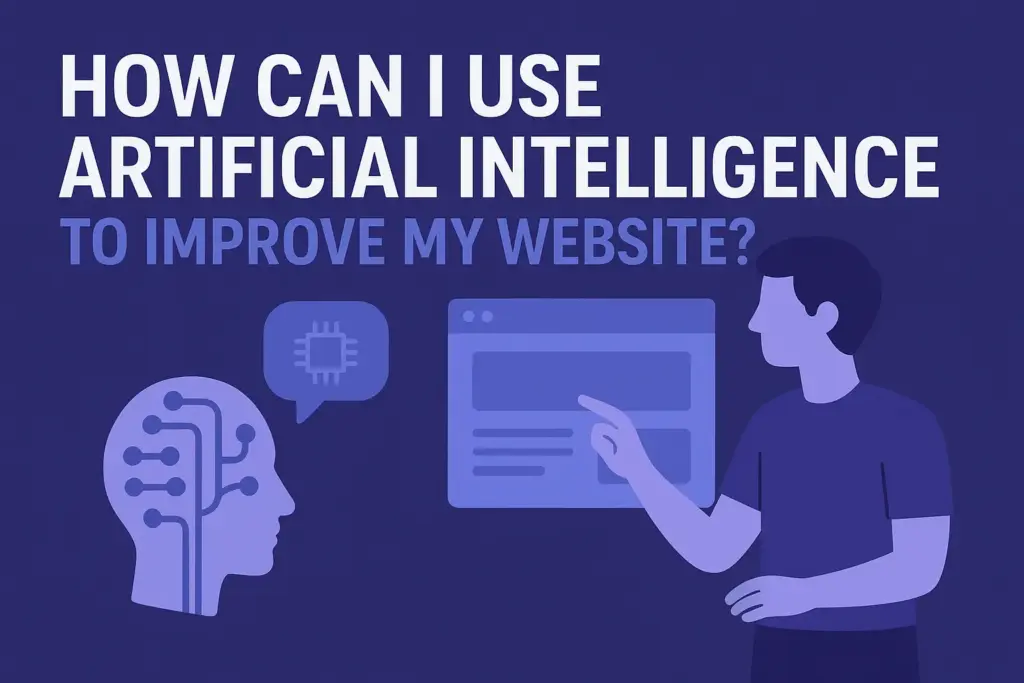 use AI for website development